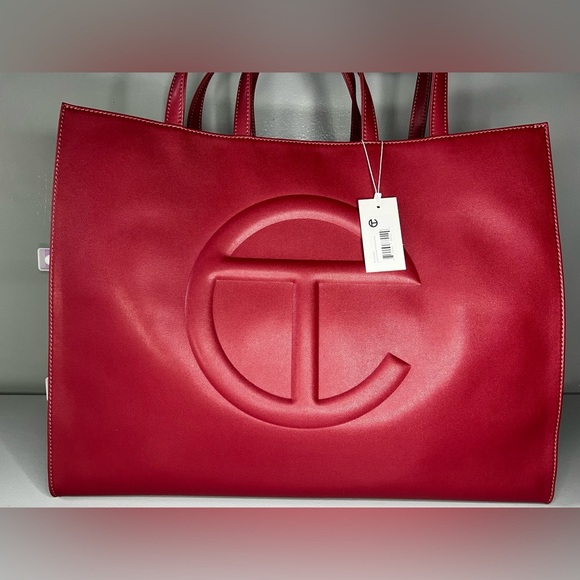 Telfar Handbags - Large oxblood Telfar